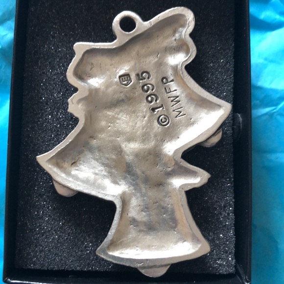 Pewter Christmas Bells Ornament - Picture 4 of 7